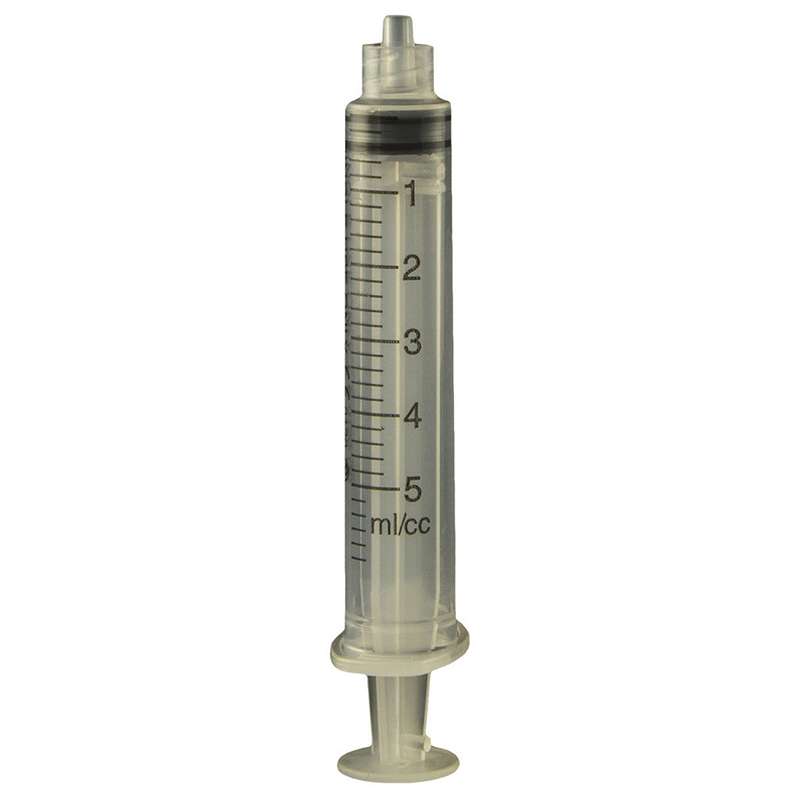 Calibrated Assembled Syringe with Luer Lock, 3cc, Clear, 100 per Bag